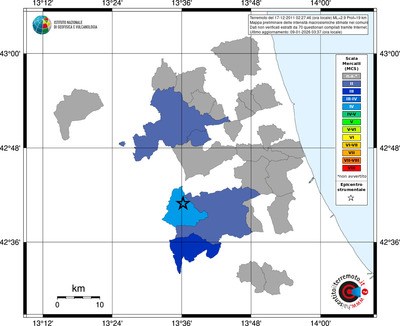 Mappa MCS - territori comuni