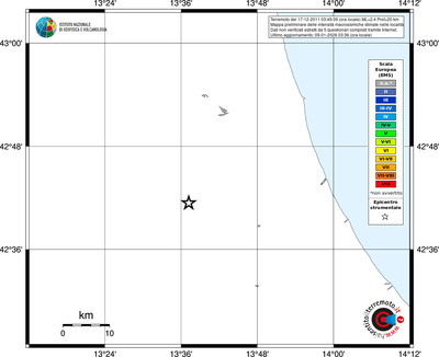 Mappa EMS - territori località