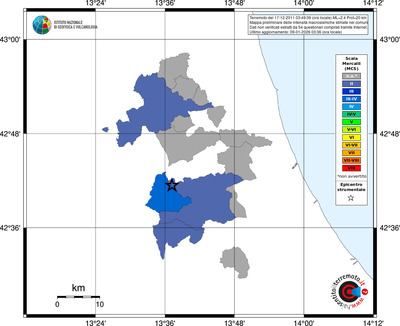 Mappa MCS - territori comuni
