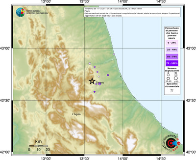 Mappa comuni con almeno 3 questionari
