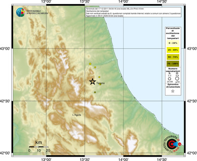 Mappa comuni con almeno 3 questionari