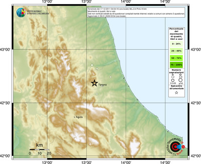 Mappa comuni con almeno 3 questionari