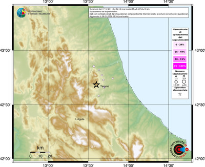 Mappa comuni con almeno 3 questionari