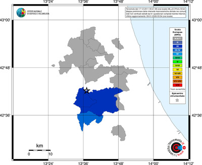 Mappa EMS - territori comuni