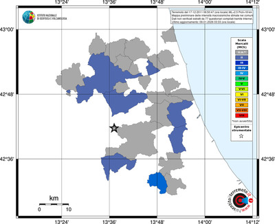 Mappa MCS - territori comuni