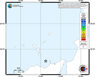 Mappa EMS - territori località