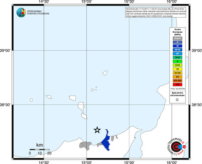 Mappa EMS - territori comuni