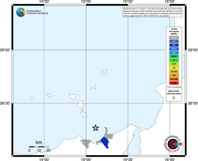 Mappa EMS - territori comuni
