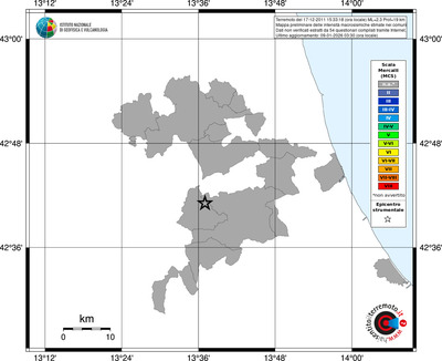 Mappa MCS - territori comuni
