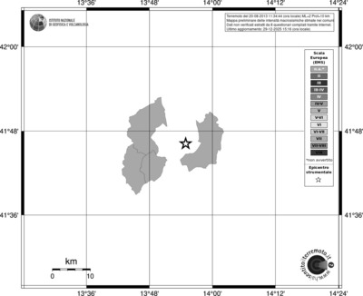 Mappa EMS - territori comuni