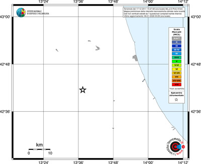 Mappa MCS - territori località