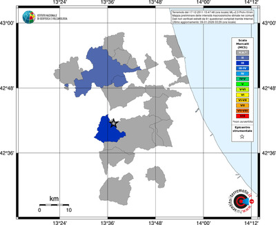 Mappa MCS - territori comuni