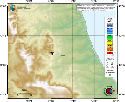Mappa EMS - località