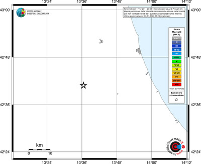 Mappa MCS - territori località