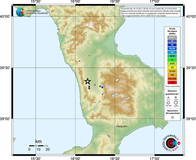 Mappa EMS - località