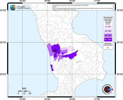 Mappa territorio comunale con almeno 3 questionari