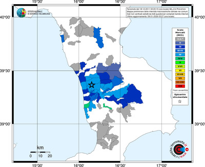 Mappa MCS - territori comuni