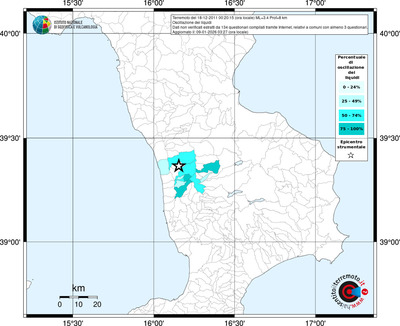 Mappa territorio comunale con almeno 3 questionari