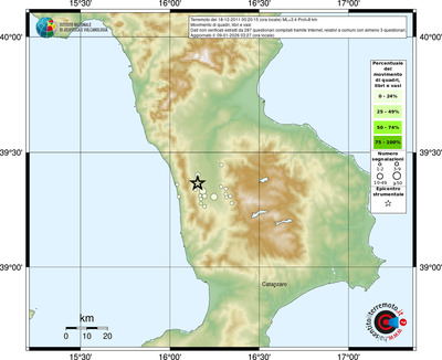Mappa comuni con almeno 3 questionari