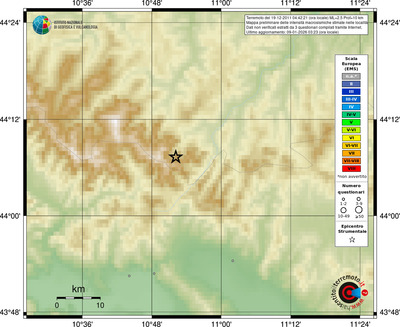 Mappa EMS - località