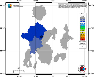 Mappa MCS - territori comuni