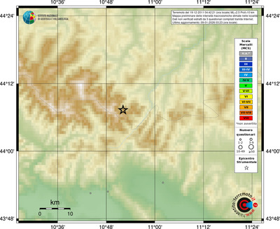 Mappa MCS - località