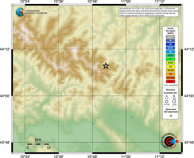 Mappa EMS - località