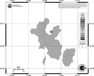 Mappa EMS - territori comuni