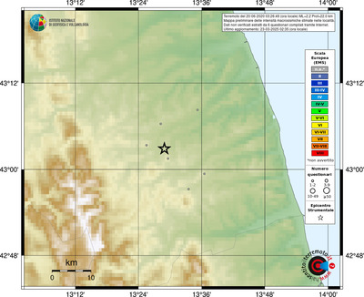 Mappa EMS - località