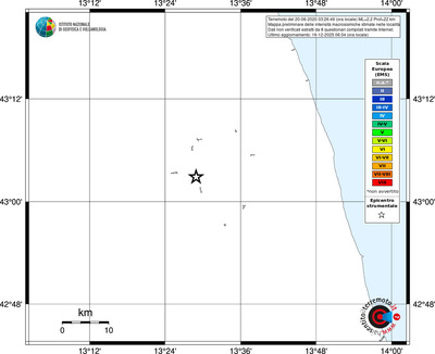 Mappa EMS - territori località