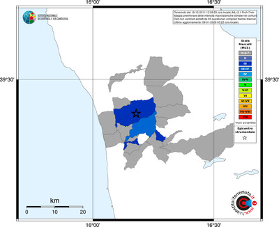 Mappa MCS - territori comuni