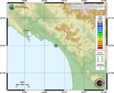Mappa EMS - località