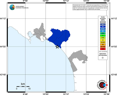 Mappa EMS - territori comuni