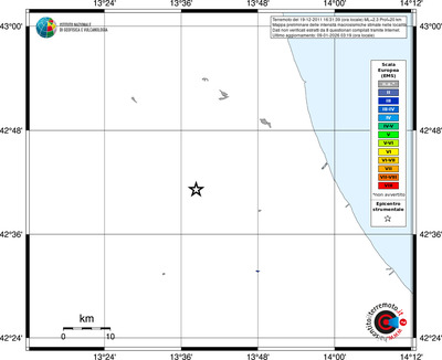 Mappa EMS - territori località