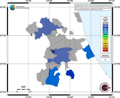 Mappa EMS - territori comuni