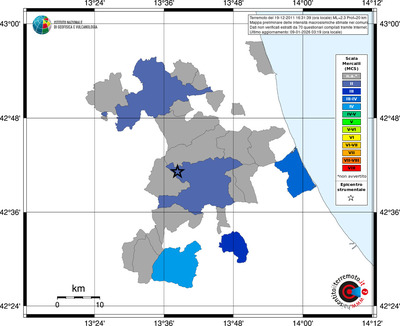 Mappa MCS - territori comuni