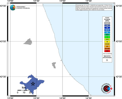 Mappa EMS - territori comuni
