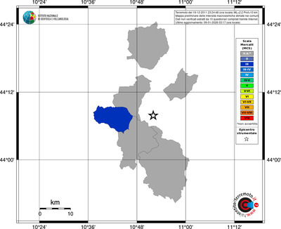 Mappa MCS - territori comuni