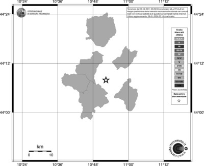 Mappa MCS - territori comuni