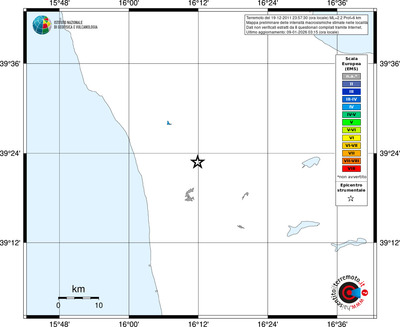 Mappa EMS - territori località