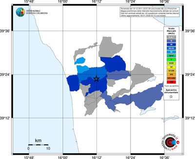 Mappa MCS - territori comuni