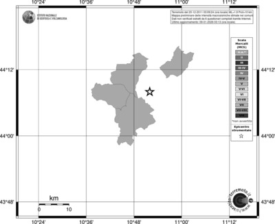 Mappa MCS - territori comuni