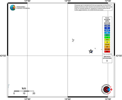 Mappa EMS - territori località