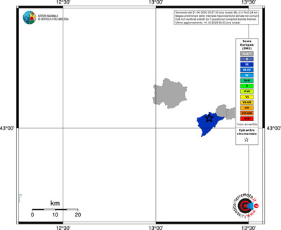 Mappa EMS - territori comuni