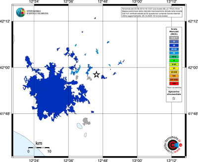 Mappa MCS - territori località