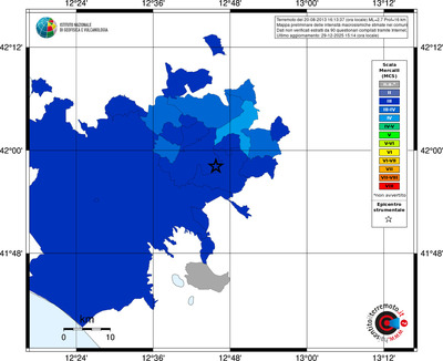 Mappa MCS - territori comuni