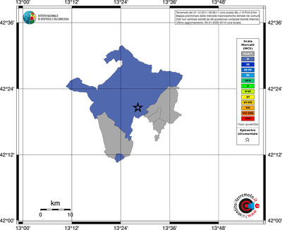 Mappa MCS - territori comuni