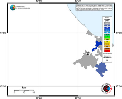 Mappa MCS - territori comuni