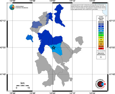 Mappa MCS - territori comuni