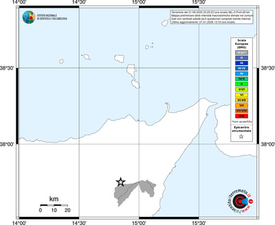 Mappa EMS - territori comuni